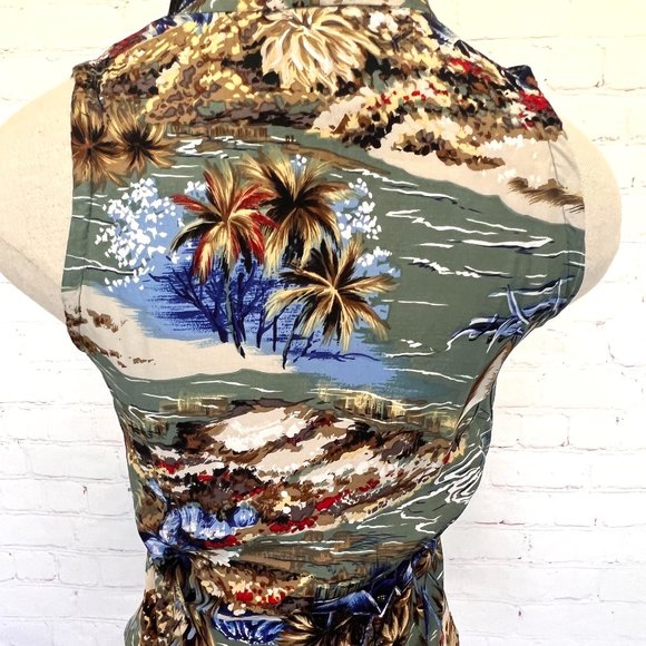 80's Short Set - Hawaiian - Top & Shorts - Chorus Line - Size Small & Medium - Picture 6 of 9